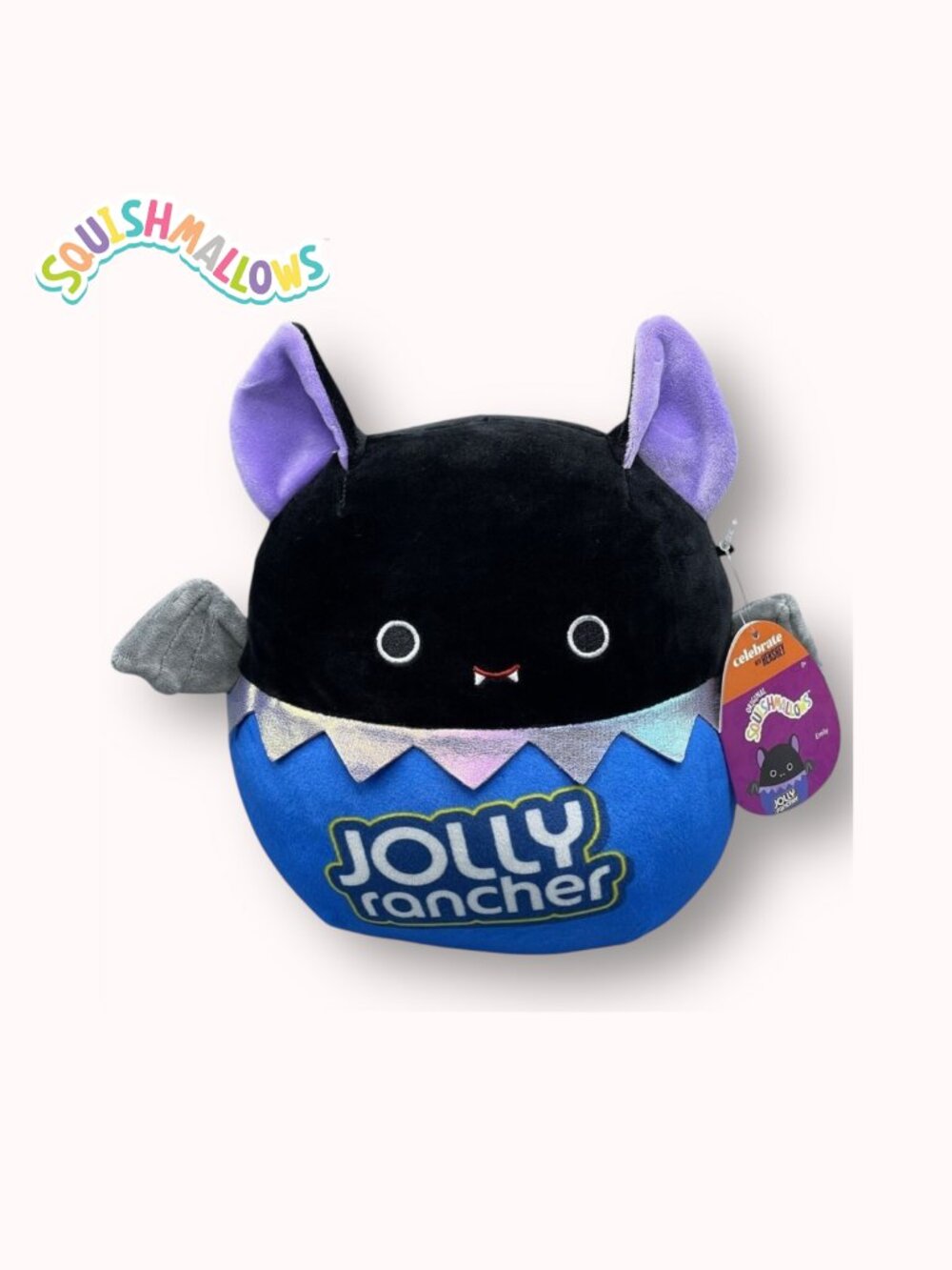 NWT 8" Emily the Jolly Rancher bat Squishmallow